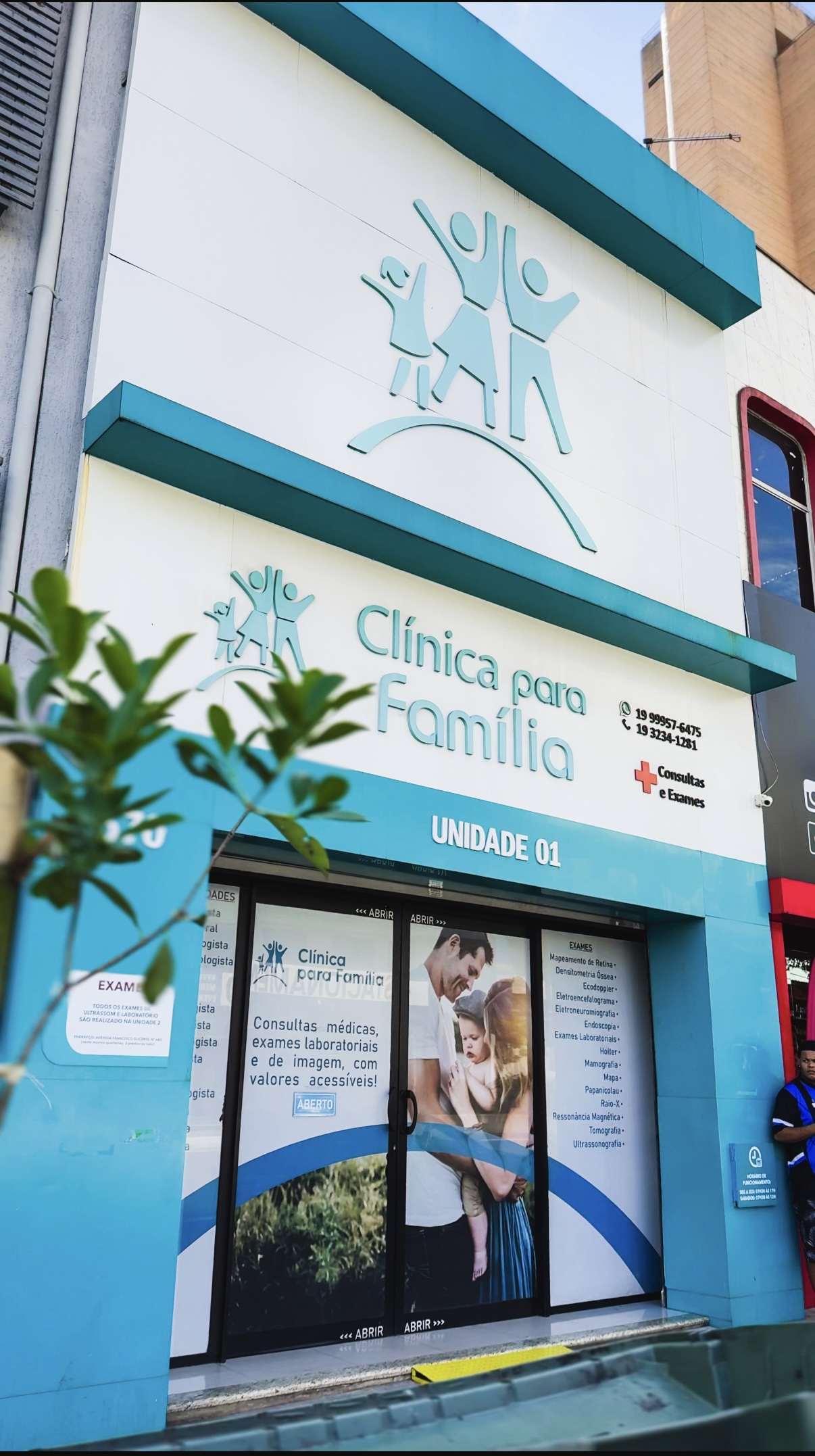 Fachada da clínica - Av. Francisco Glicério, 670